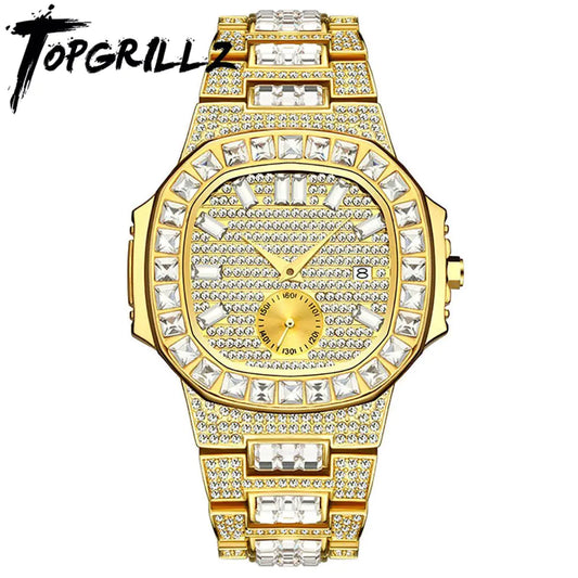 Luxury Rhinestone Calendar Watch