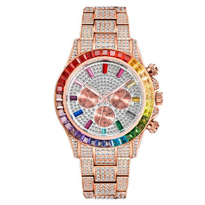 Rainbow Diamond Watch